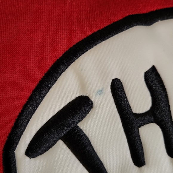 Universal Studios Dr. Seuss Thing 1 Red SweatShirt Hoodie  Unisex Size Medium - Picture 3 of 6